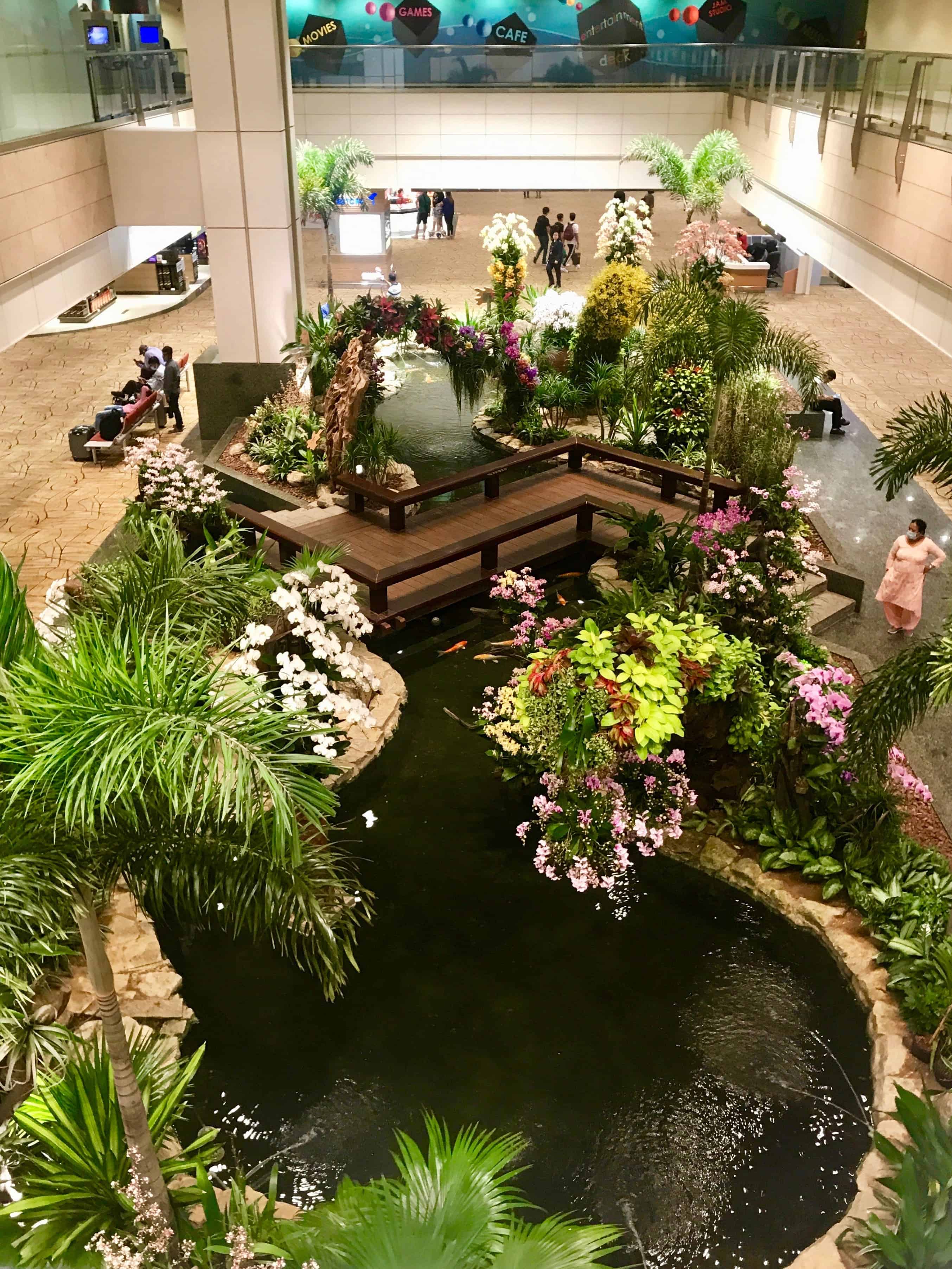 One of Changi Airport's many green spots