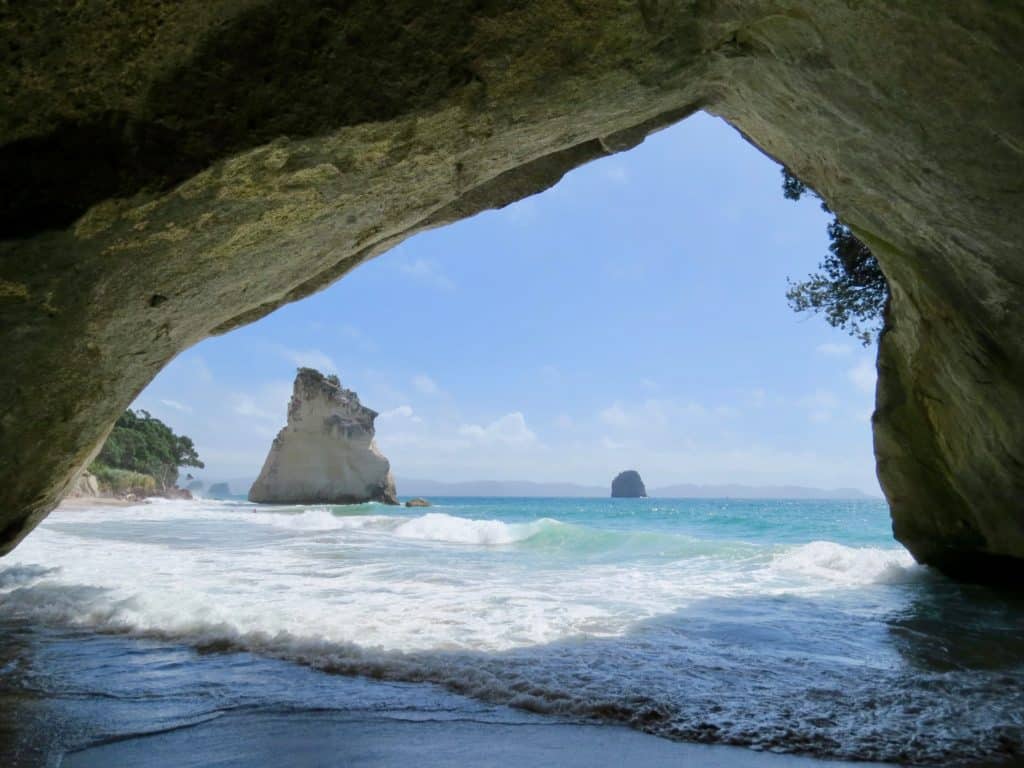 Beautiful Cathedral Cove in the Coromandel New Zealand