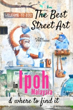 Best Street Art in Ipoh Malaysia Pin