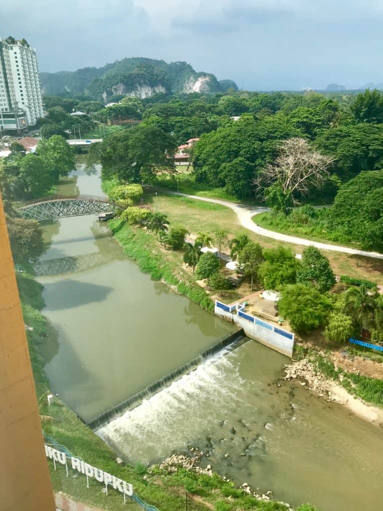 View from our room at the Cititel Express Hotel Ipoh