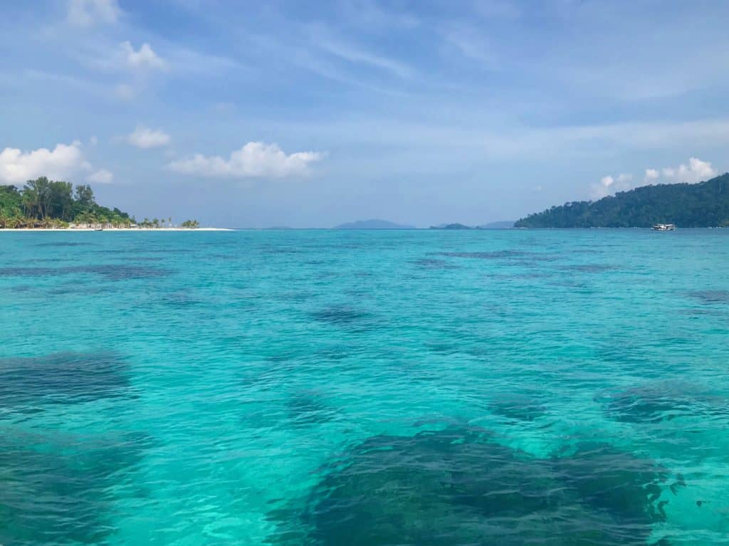 Crystal clear water at Koh Lipe Thailand