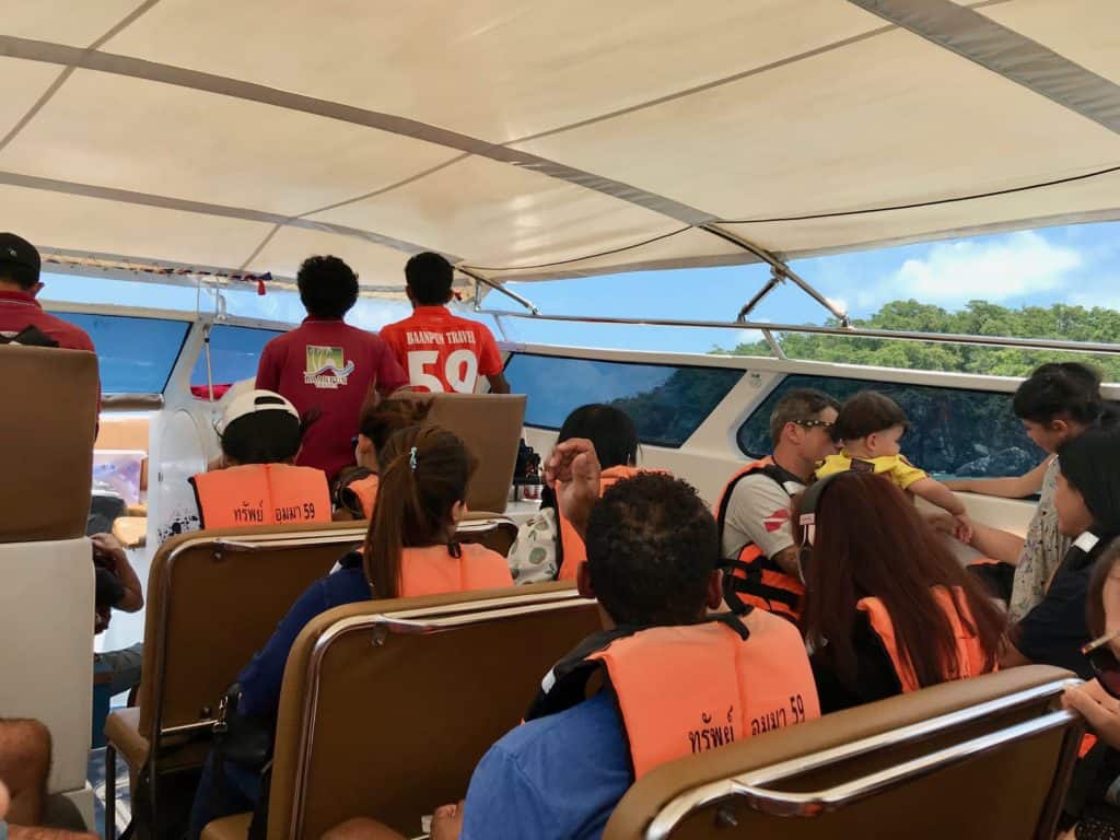 Open speed boat ferry To And From Koh Lipe In Low Season