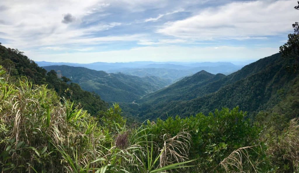 Views of Kiau Gap in Kinabalu Park
