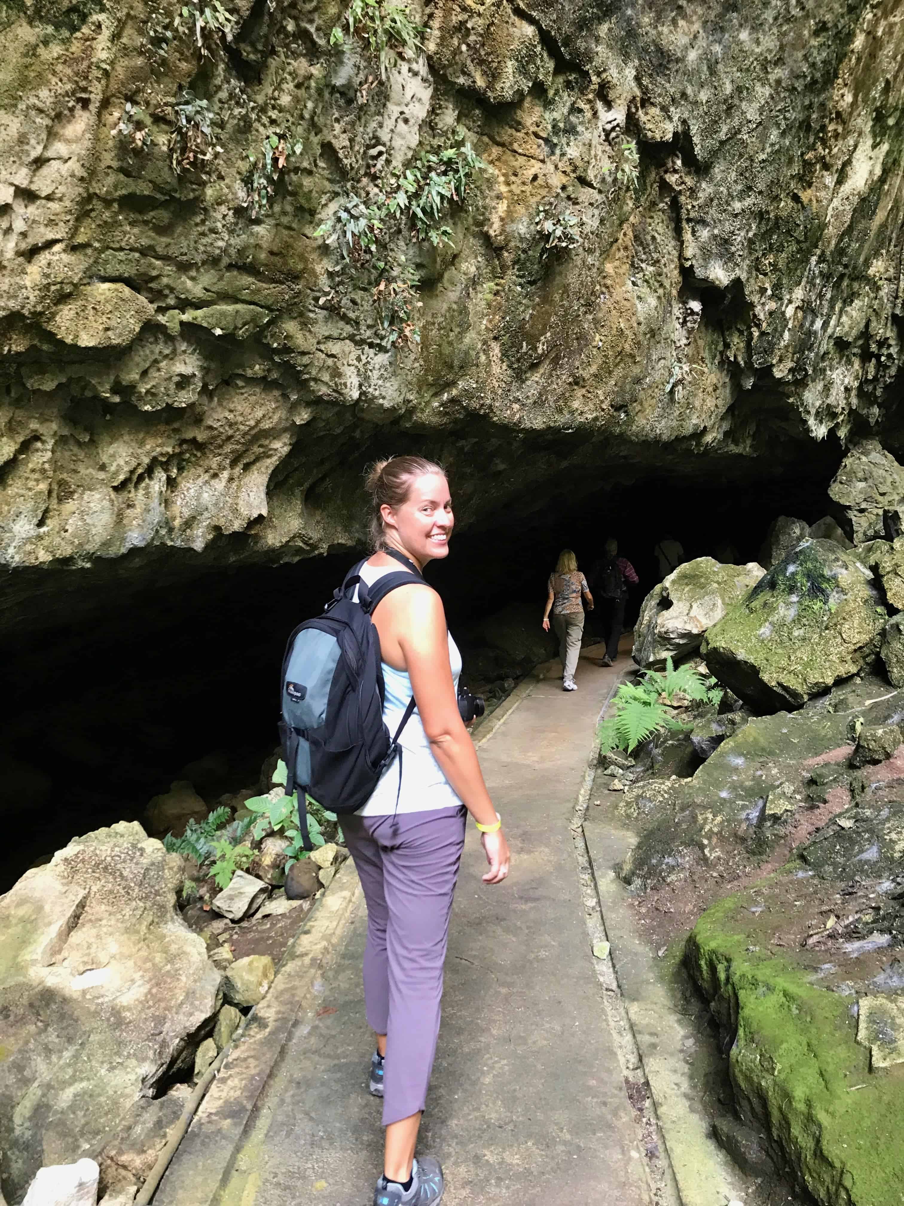 Joannda on the Deer and Lang Cave Tour