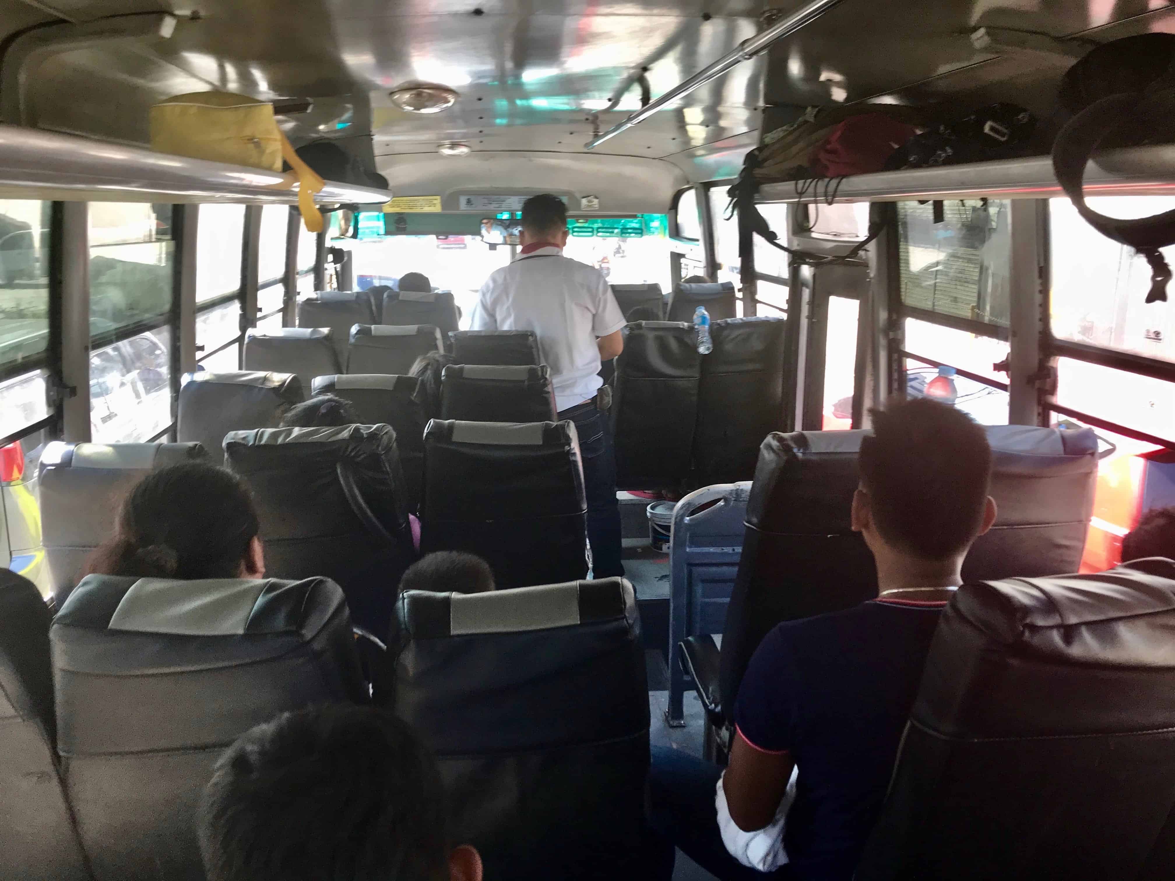 non aircondition bus from Cebu to Moalboal