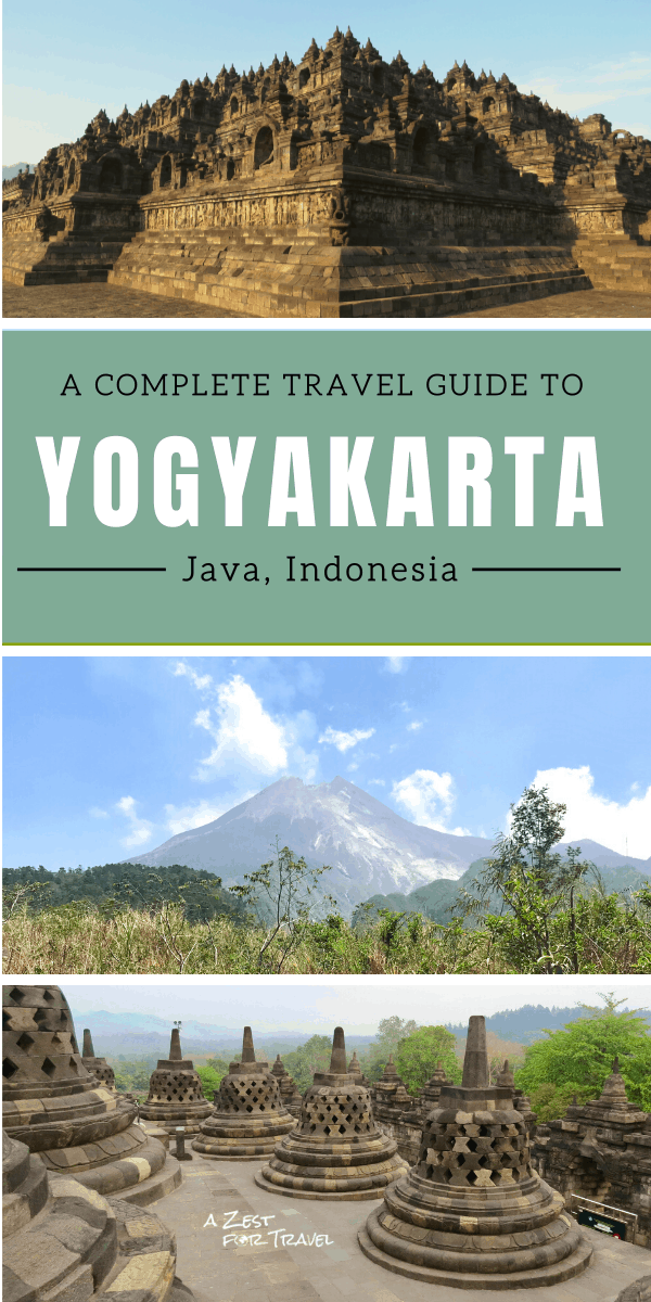Travel Guide Yogyakarta Java Indonesia pin