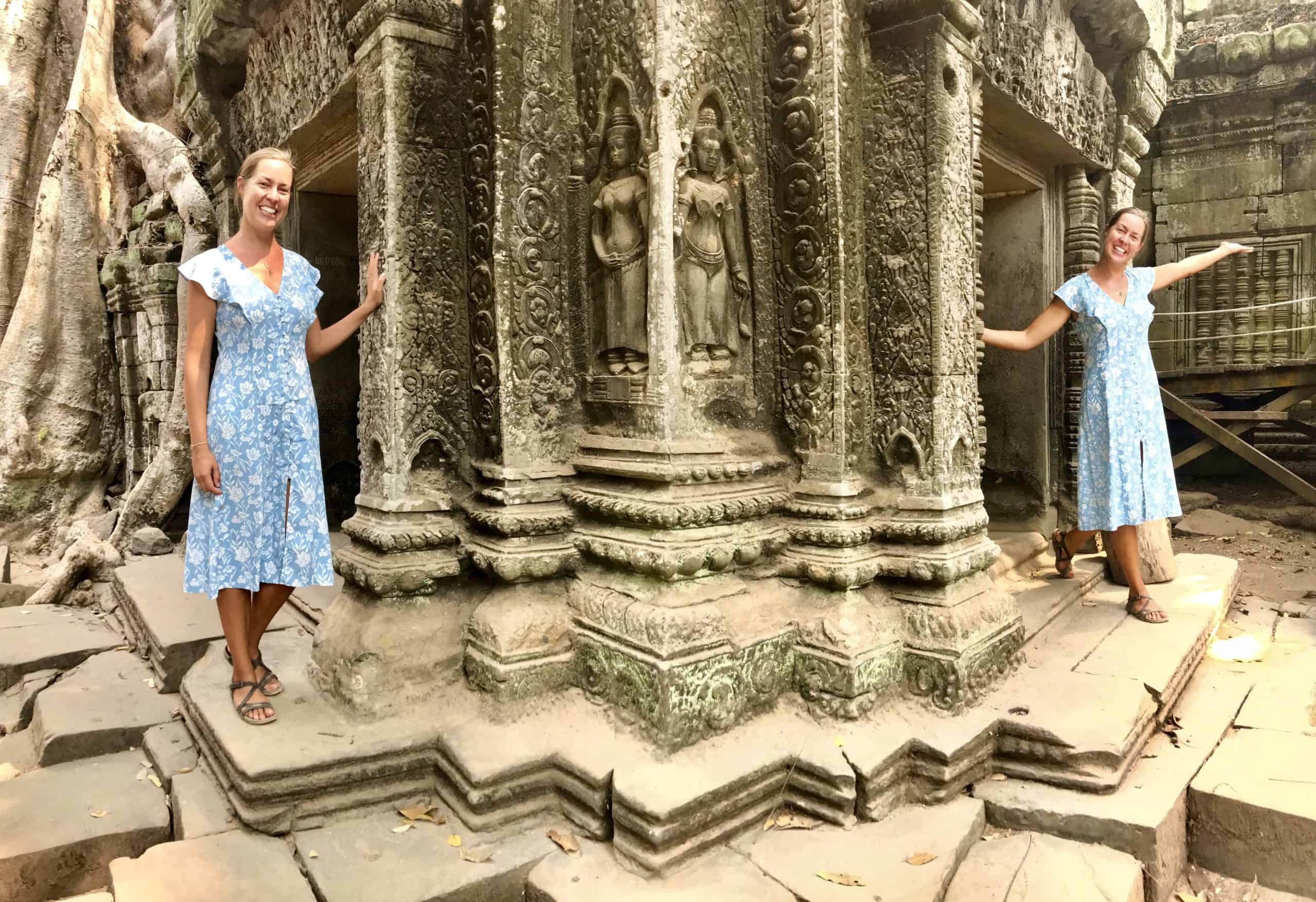 Fun photo opp at Angkor Wat temples