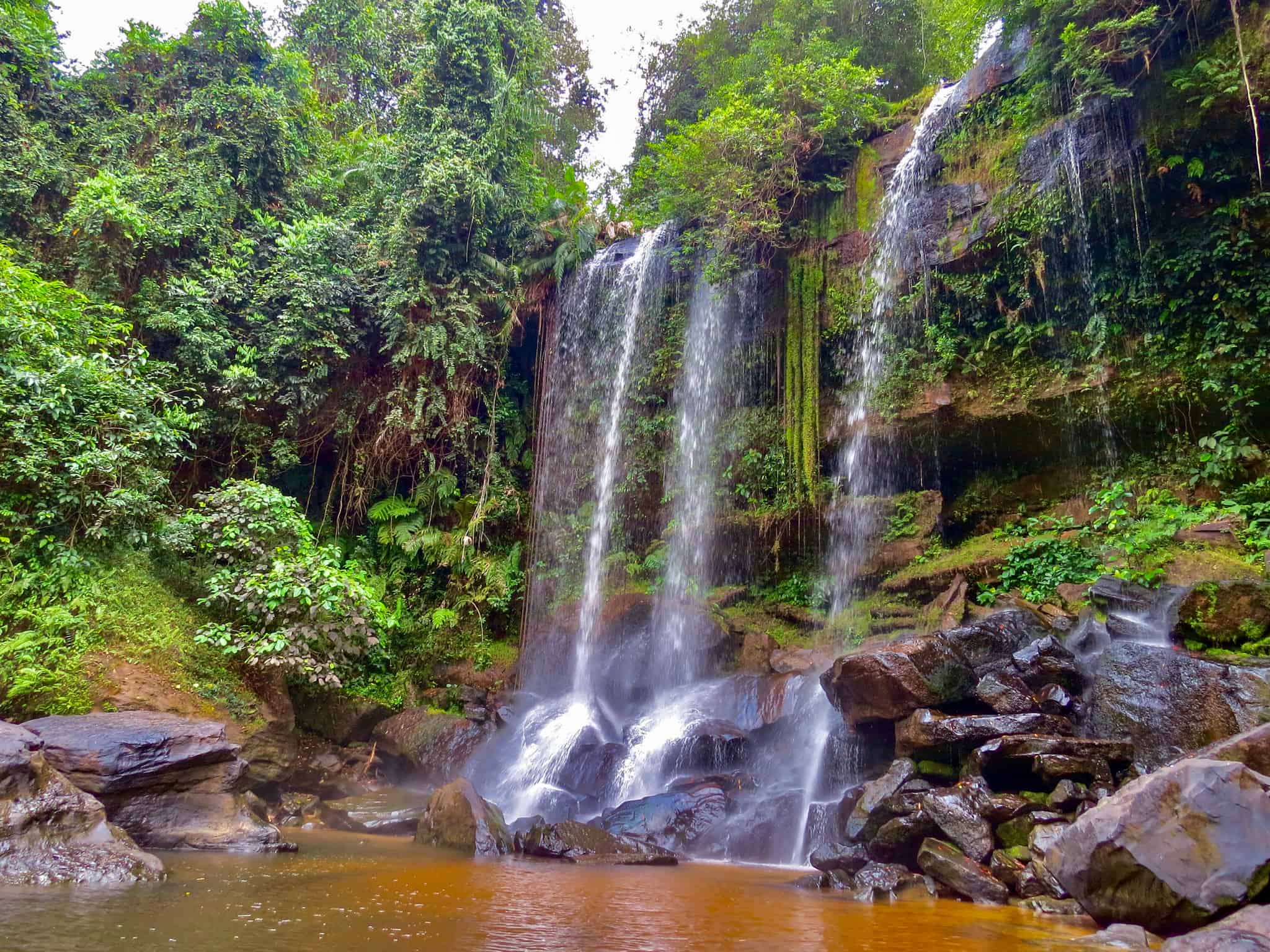 Kulen waterfall at Phnom Kulen National Park was one of my favourite things to do in Siem Reap