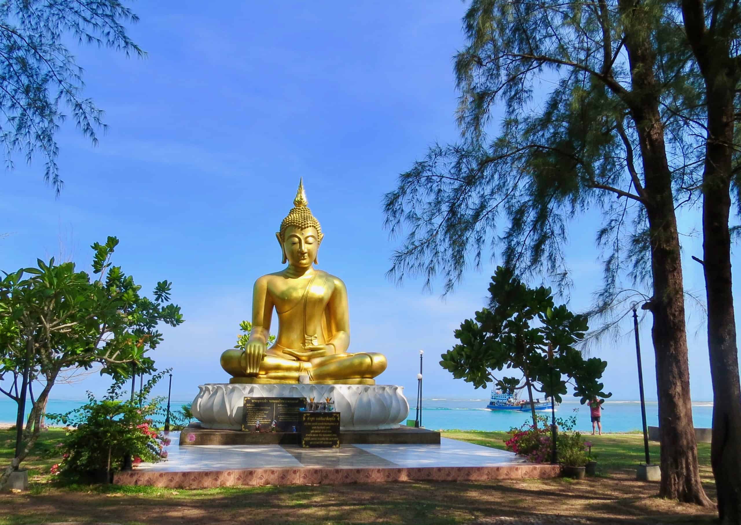 Big Buddha at Ban Nam Khem Tsunami Memorial Park Khao Lak