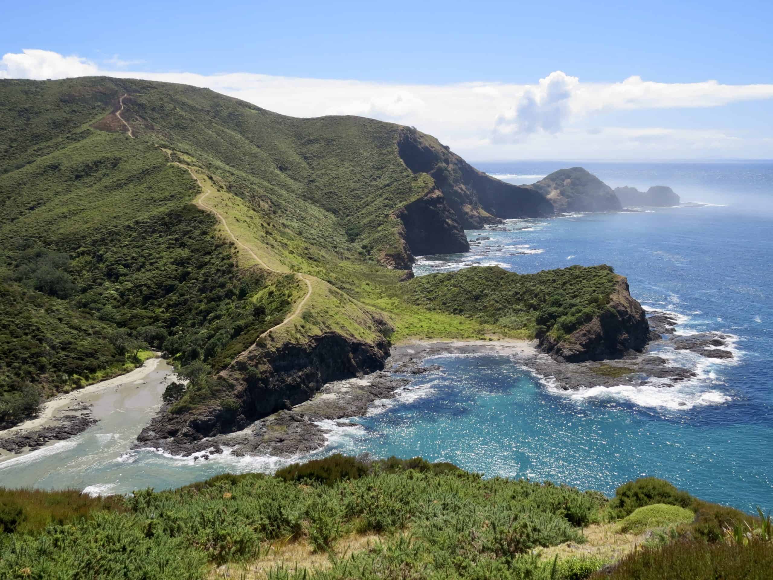 Stunning coastline in the far north or New Zealand