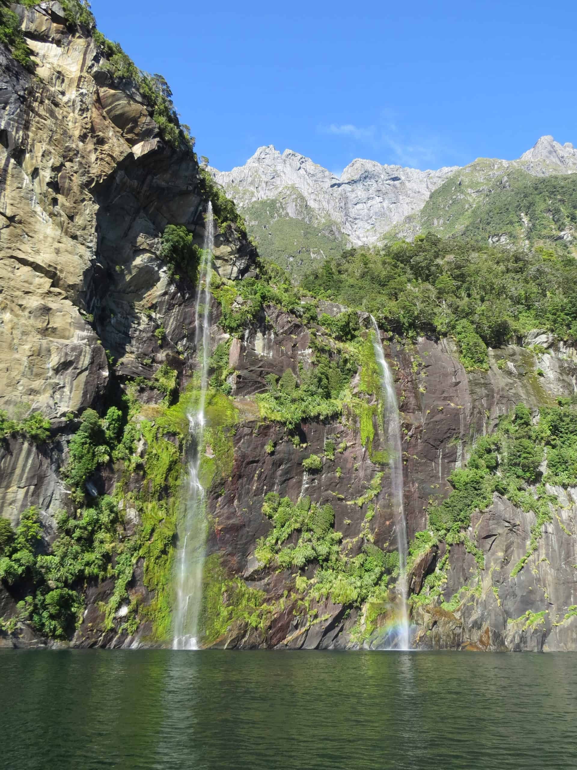 Waterfalls are everywhere in Fiordland after heavy rainfall
